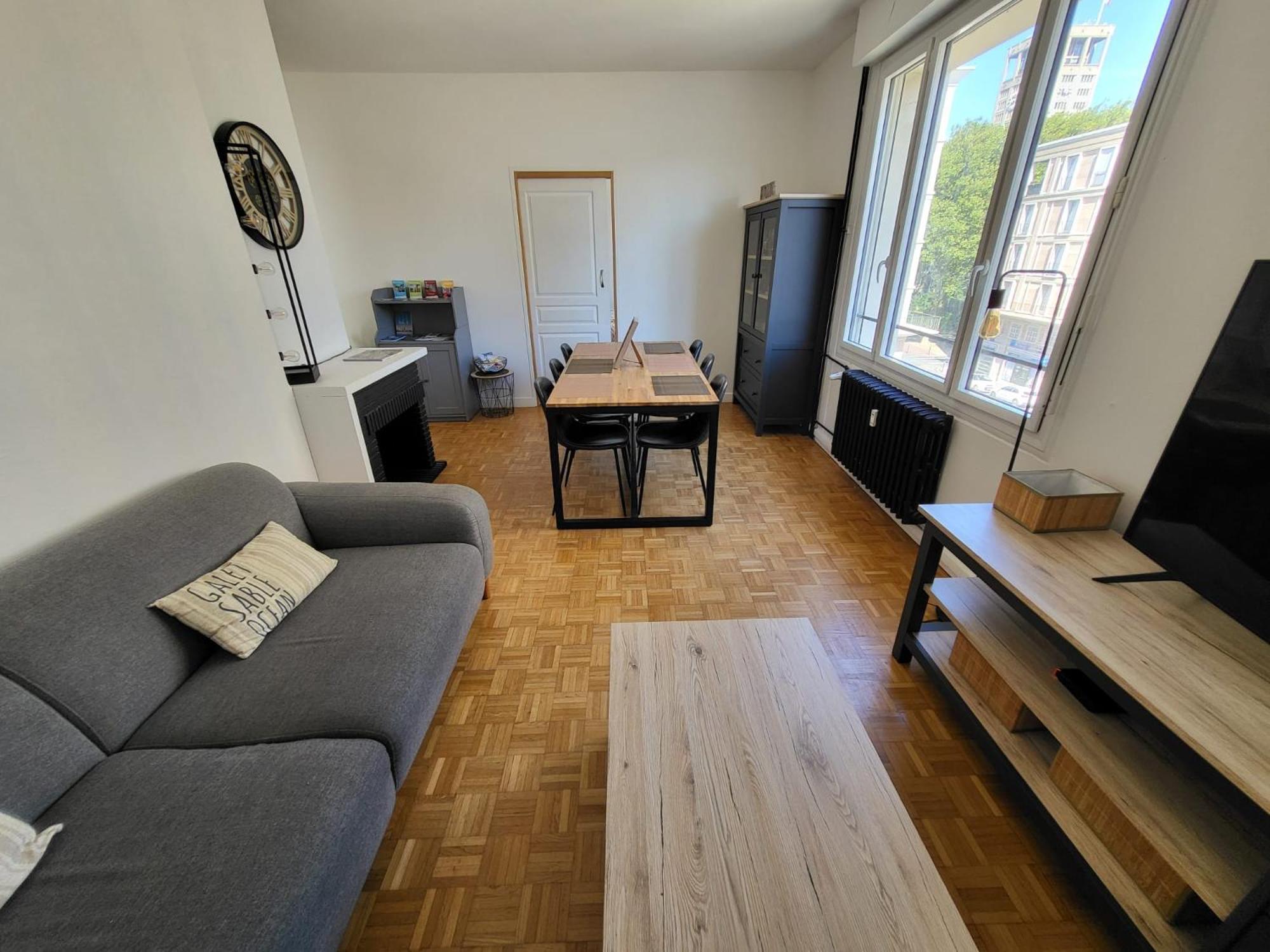 Appartement…lh Center / 6 Pers. Parking Prive Apartamento Le Havre